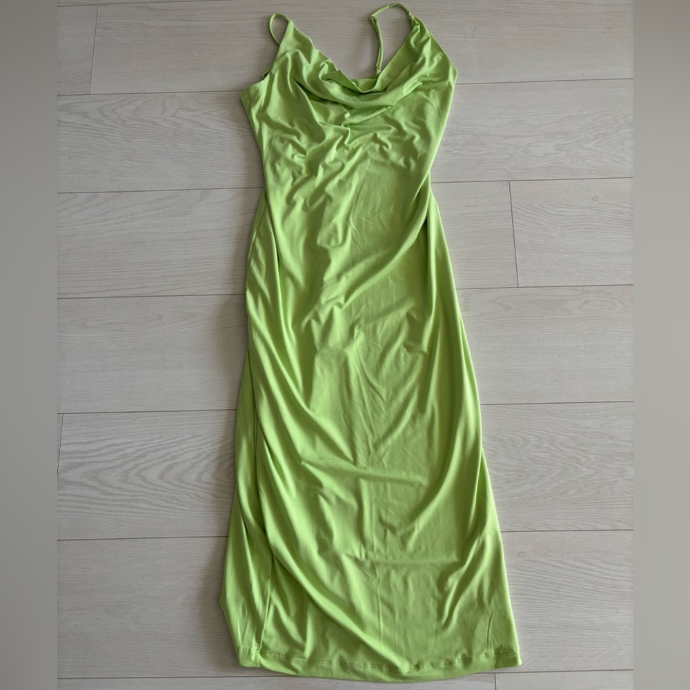 Vibrant Lime Green Dress